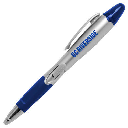  Silver/Blue Blossom Pen/Highlighter - UC Riverside