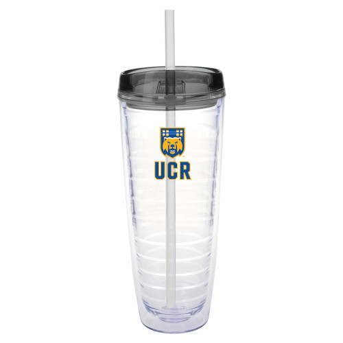  Tritan Double Wall Tumbler w/Charcoal Top 26oz - UCR w Shield