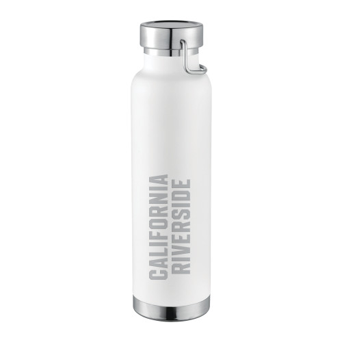  Thor Copper Vacuum Insulated White Bottle 22oz - California Riverside Engraved