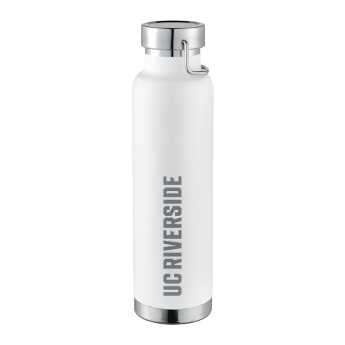  Thor Copper Vacuum Insulated White Bottle 22oz - UC Riverside Engraved