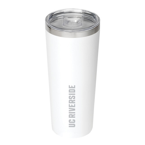  Thor Vacuum Insulated White Tumbler 22oz - UC Riverside Engraved