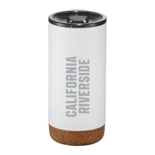  Valhalla Vacuum Insulated White Tumbler 16oz - California Riverside Engraved