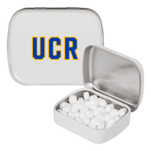  White Rectangular Peppermint Tin - UCR