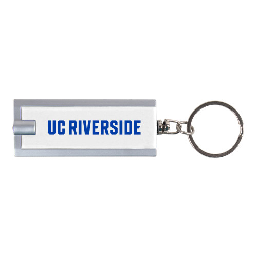  Turbo White Flashlight Key Holder - UC Riverside