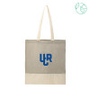 Thumbnail image for  Split Recycled Grey Cotton Twill Convention Tote