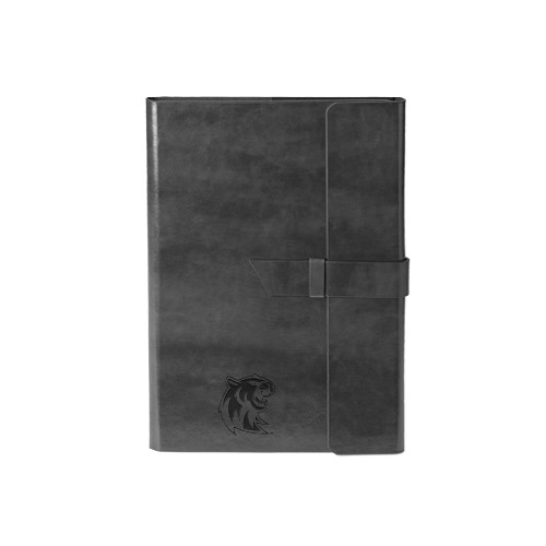  Fabrizio Junior Black Portfolio w/Loop Closure - Official Logo Engraved