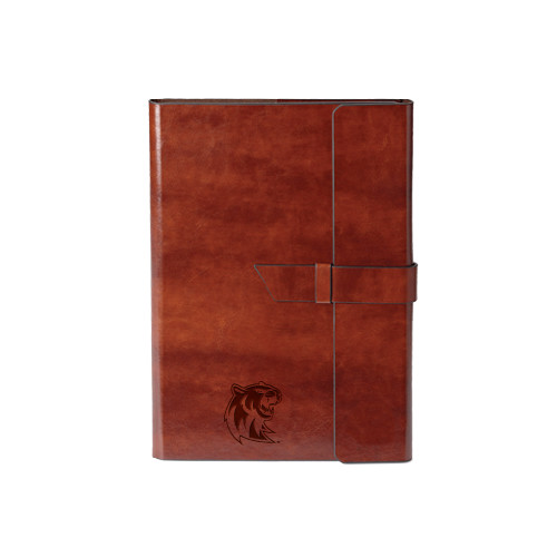  Fabrizio Junior Brown Portfolio w/Loop Closure - Official Logo Engraved