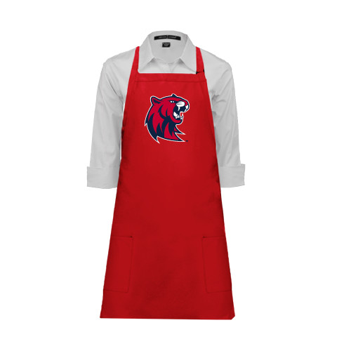  Full Length Red Apron - Official Logo