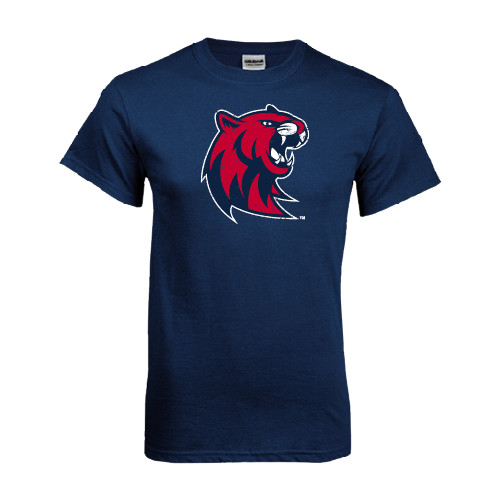  Navy T Shirt - Official Logo Distressed