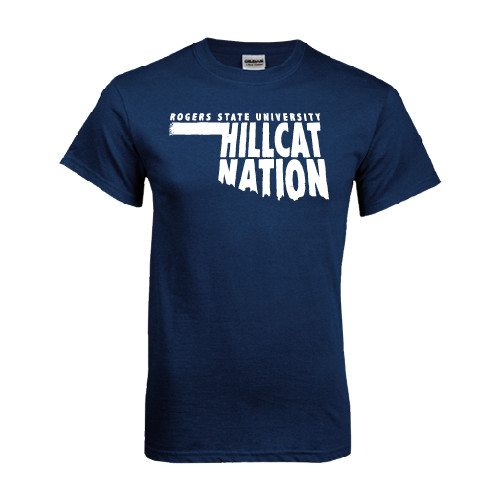  Navy T Shirt - Hillcat Nation