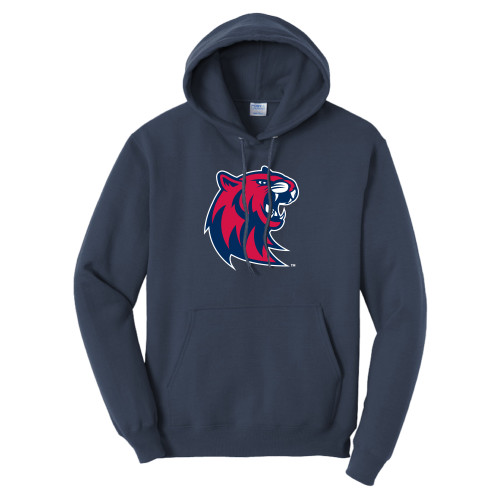  Tall Navy Fleece Hoodie - Official Logo