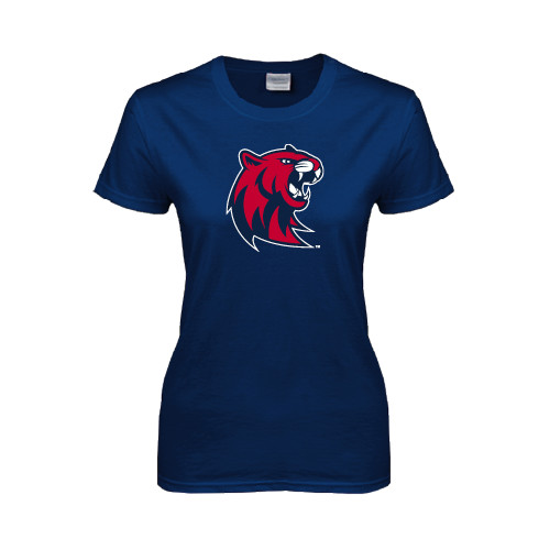  Womens Short Sleeve Navy Tee - Official Logo