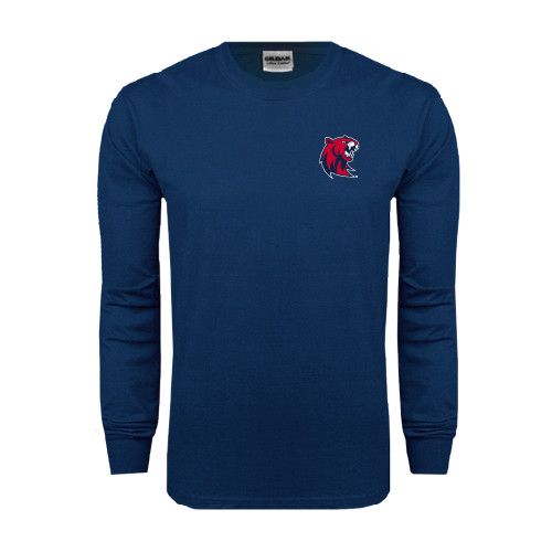  Navy Long Sleeve T-Shirt - Official Logo