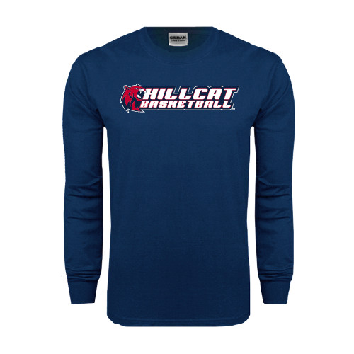  Navy Long Sleeve T-Shirt - Basketball