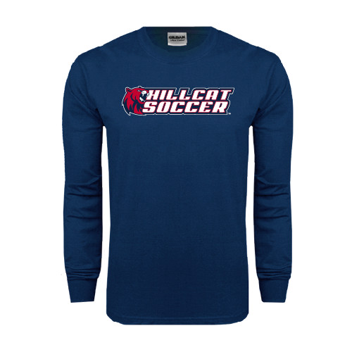  Navy Long Sleeve T-Shirt - Soccer