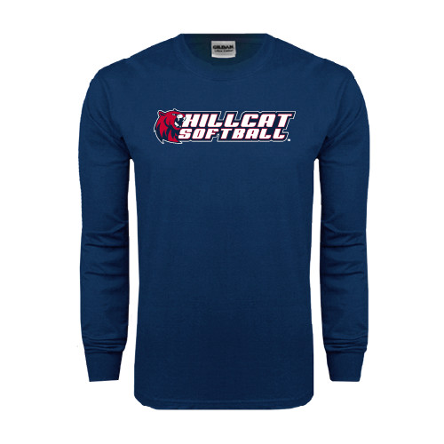  Navy Long Sleeve T-Shirt - Softball