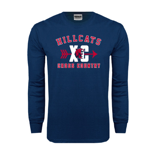  Navy Long Sleeve T-Shirt - Cross Country XC