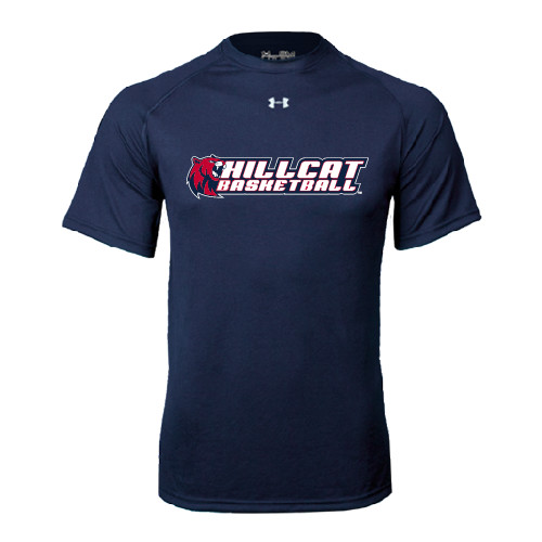  Under Armour Navy Tech Tee - Basketball