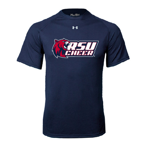 Under Armour Navy Tech Tee - Cheerleading