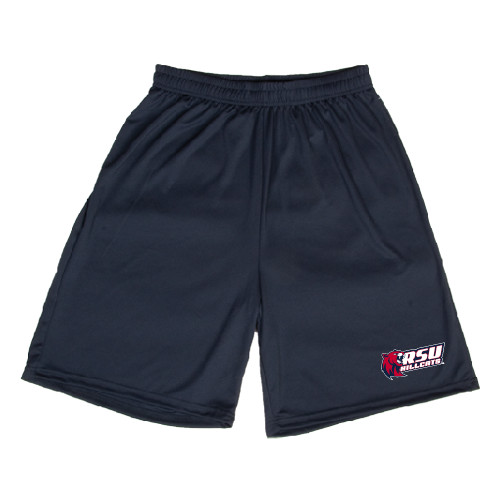  Navy Performance Classic 9 Inch Short - Stacked Combination Logo