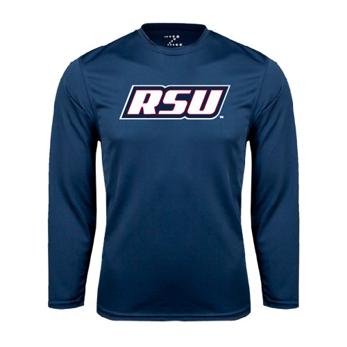  Navy Performance Long Sleeve Shirt - RSU