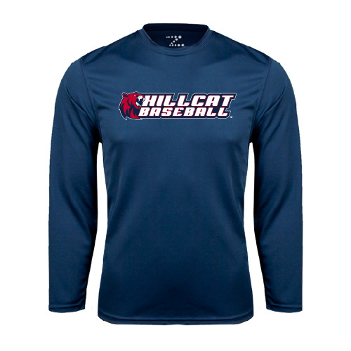 Navy Performance Long Sleeve Shirt - Baseball