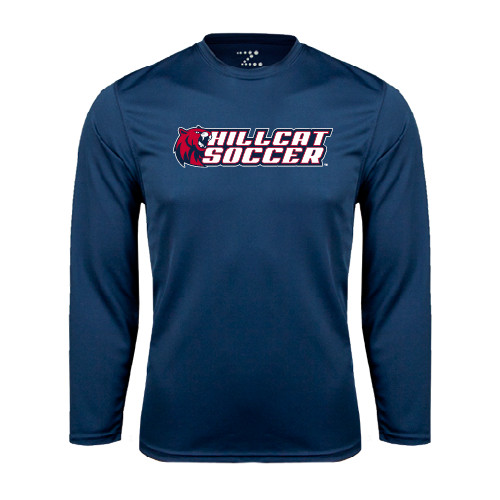  Navy Performance Long Sleeve Shirt - Soccer