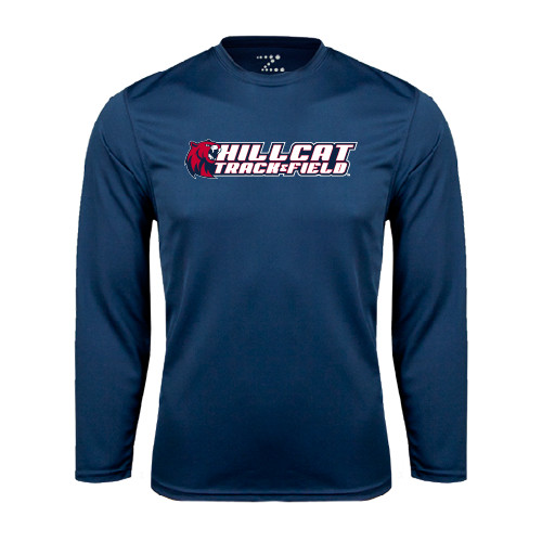  Navy Performance Long Sleeve Shirt - Track & Field