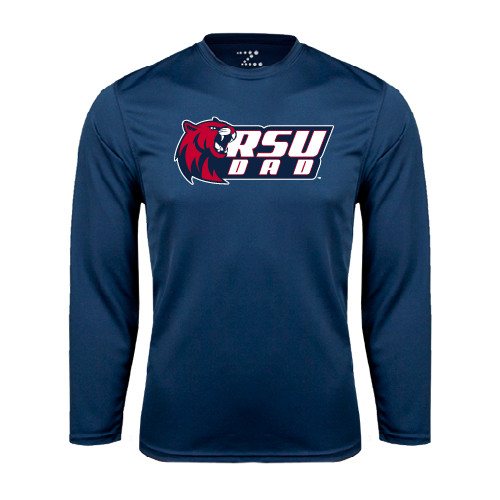  Navy Performance Long Sleeve Shirt - Dad