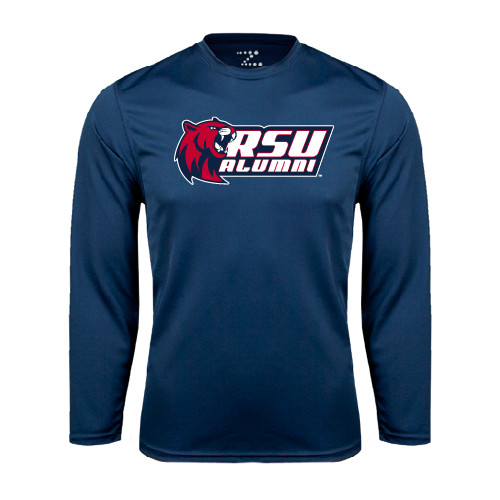  Navy Performance Long Sleeve Shirt - Alumni
