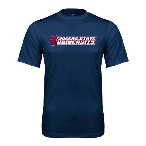  Navy Performance Tee - University Logo