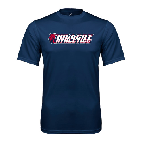  Navy Performance Tee - Hillcat Athletics