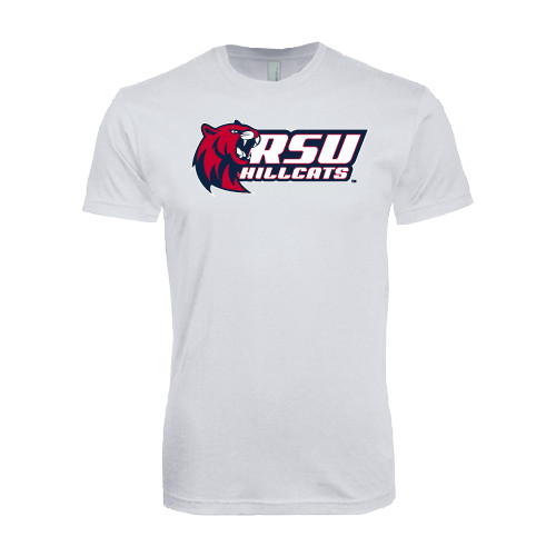  Next Level White SoftStyle T Shirt - Stacked Combination Logo