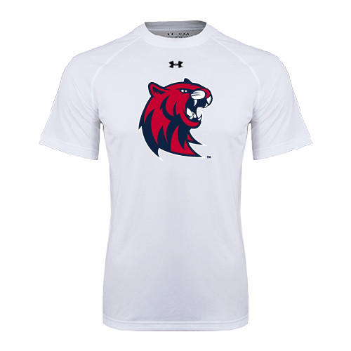  Under Armour White Tech Tee - Official Logo