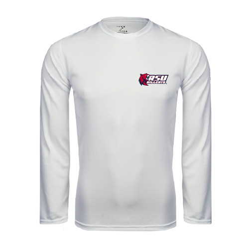 Main Image for  White Performance Long Sleeve Shirt