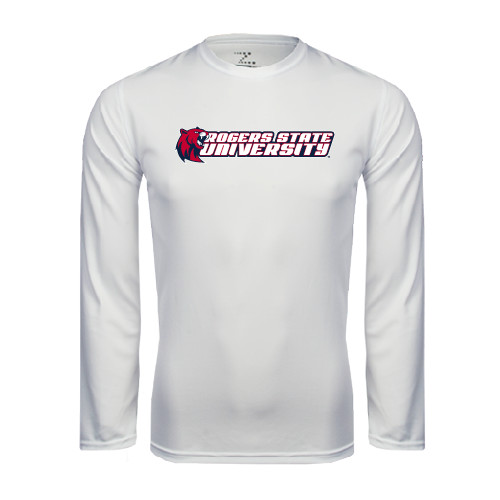 Main Image for  White Performance Long Sleeve Shirt