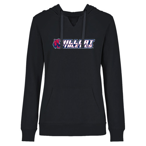  Womens Plus Black Hoodie - Hillcat Athletics