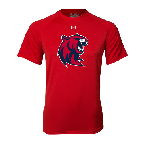  Under Armour Red Tech Tee - Official Logo