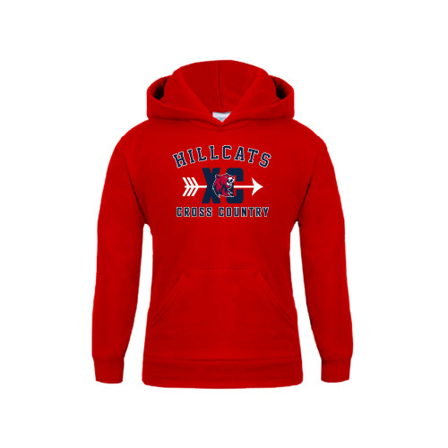  Youth Red Fleece Hoodie - Cross Country XC