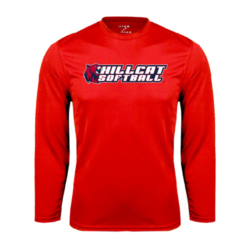 Main Image for  Red Performance Long Sleeve Shirt