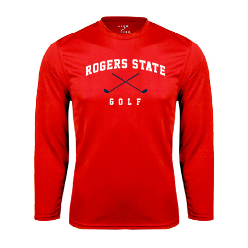 Main Image for  Red Performance Long Sleeve Shirt