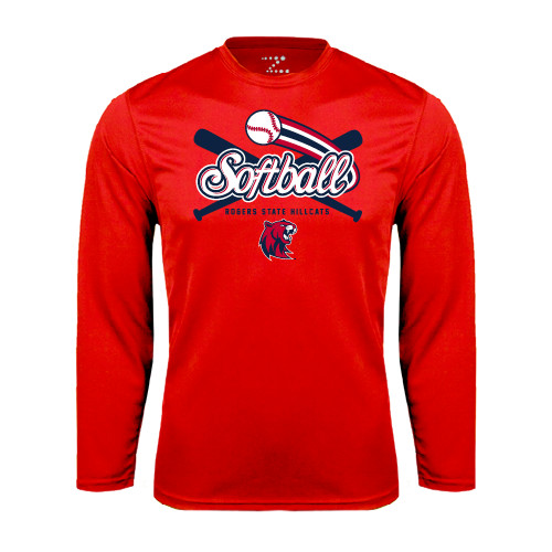 Main Image for  Red Performance Long Sleeve Shirt