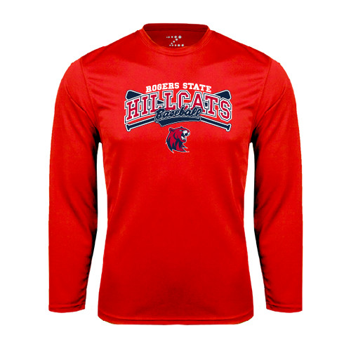 Main Image for  Red Performance Long Sleeve Shirt