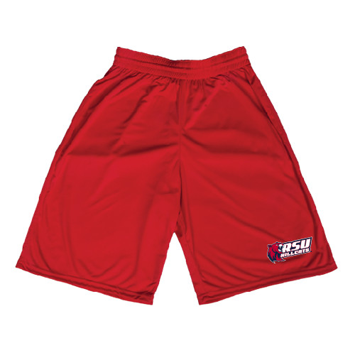  Red Performance Classic 9 Inch Short - Stacked Combination Logo