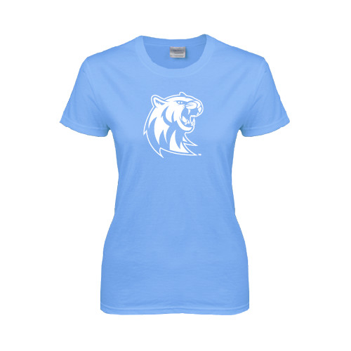  Womens Light Blue Short Sleeve Tee - Official Logo
