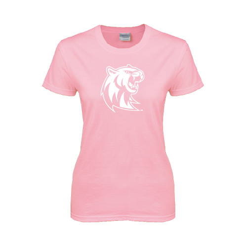 Womens Pink Short Sleeve Tee - Official Logo