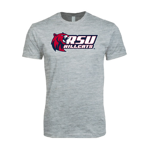  Next Level Heather Grey SoftStyle T Shirt - Stacked Combination Logo