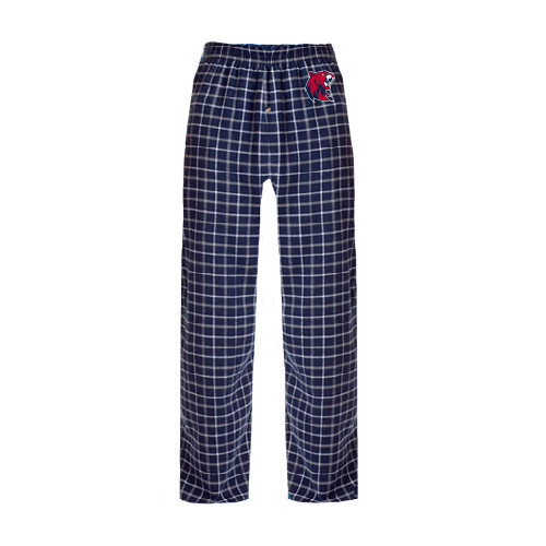  Navy/White Flannel Pajama Pant - Official Logo