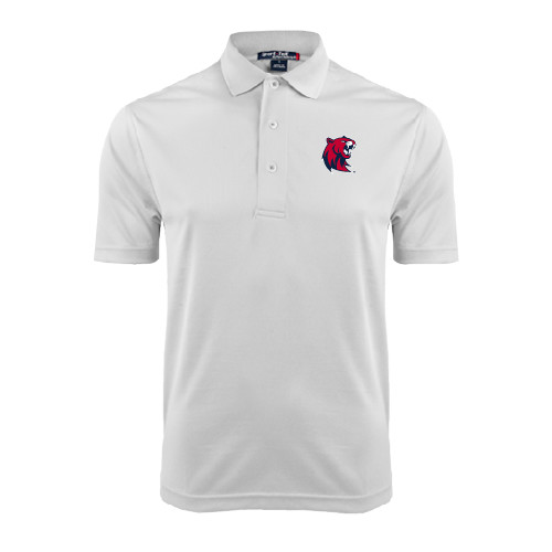  White Dry Mesh Polo - Official Logo