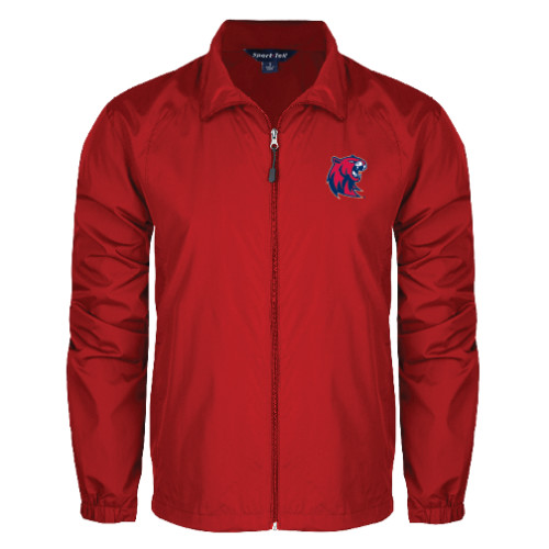  Red Full Zip Wind Jacket - Official Logo